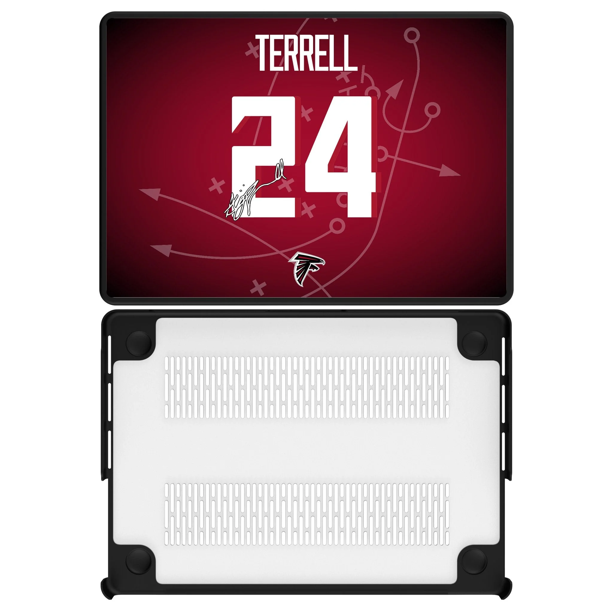 A.J. Terrell Atlanta Falcons 24 Game Tactic Laptop Case for Apple MacBook