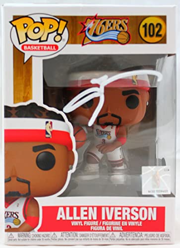 Allen Iverson Autographed Funko Pop Figurine #102-Beckett W Hologram White