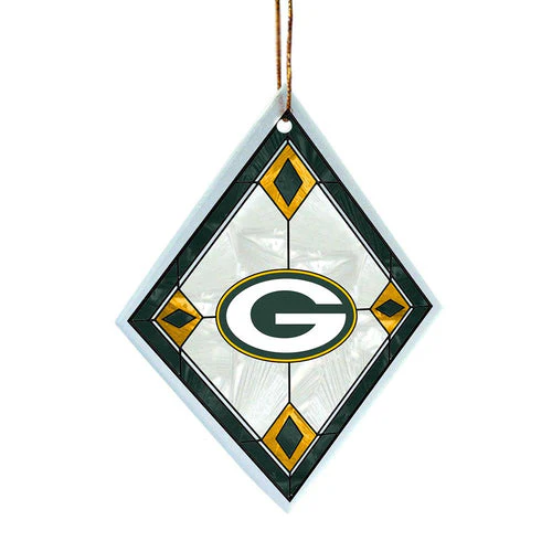 Art Glass Ornament Green Bay Packers