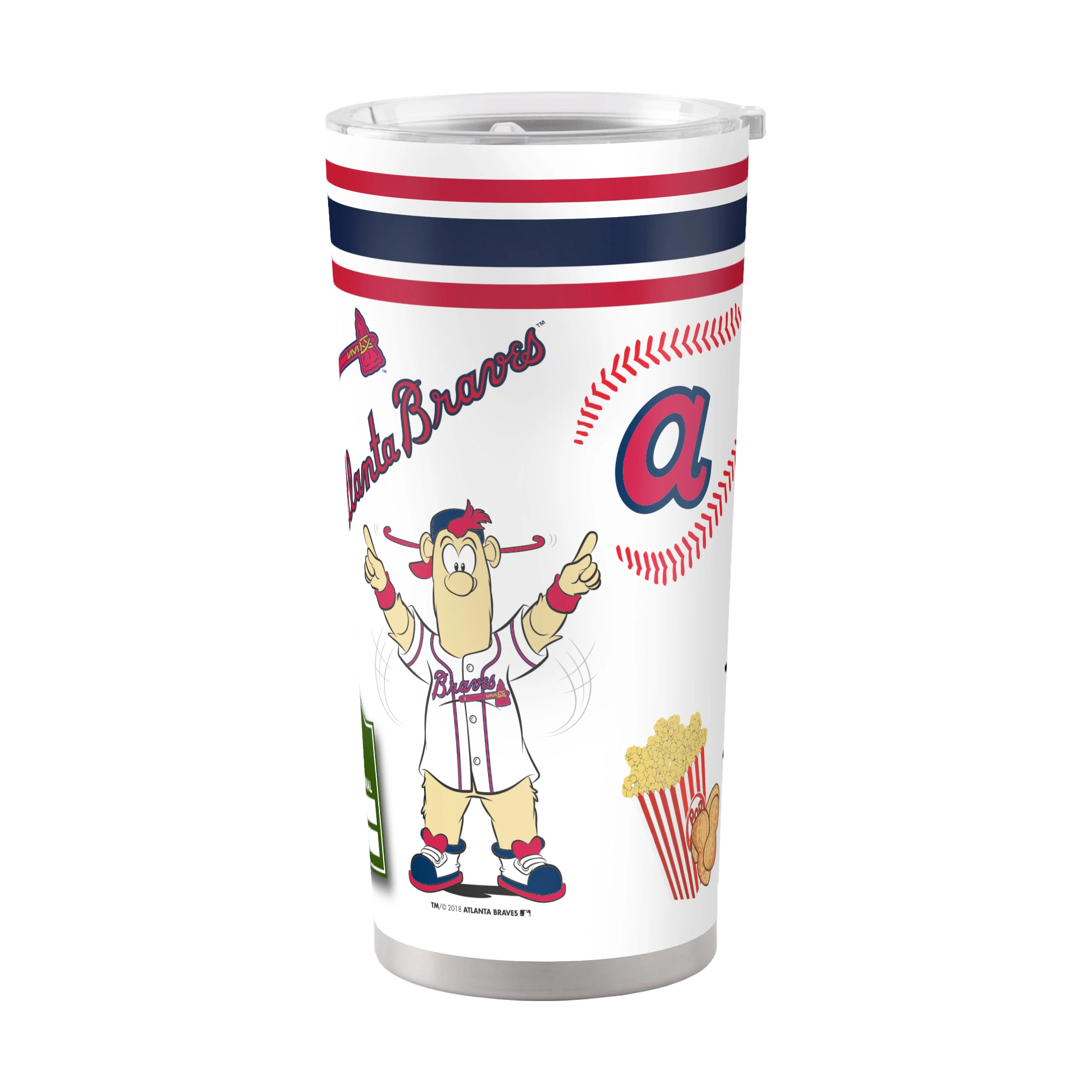 Atlanta Braves 20oz Native Stainless Steel Tumbler