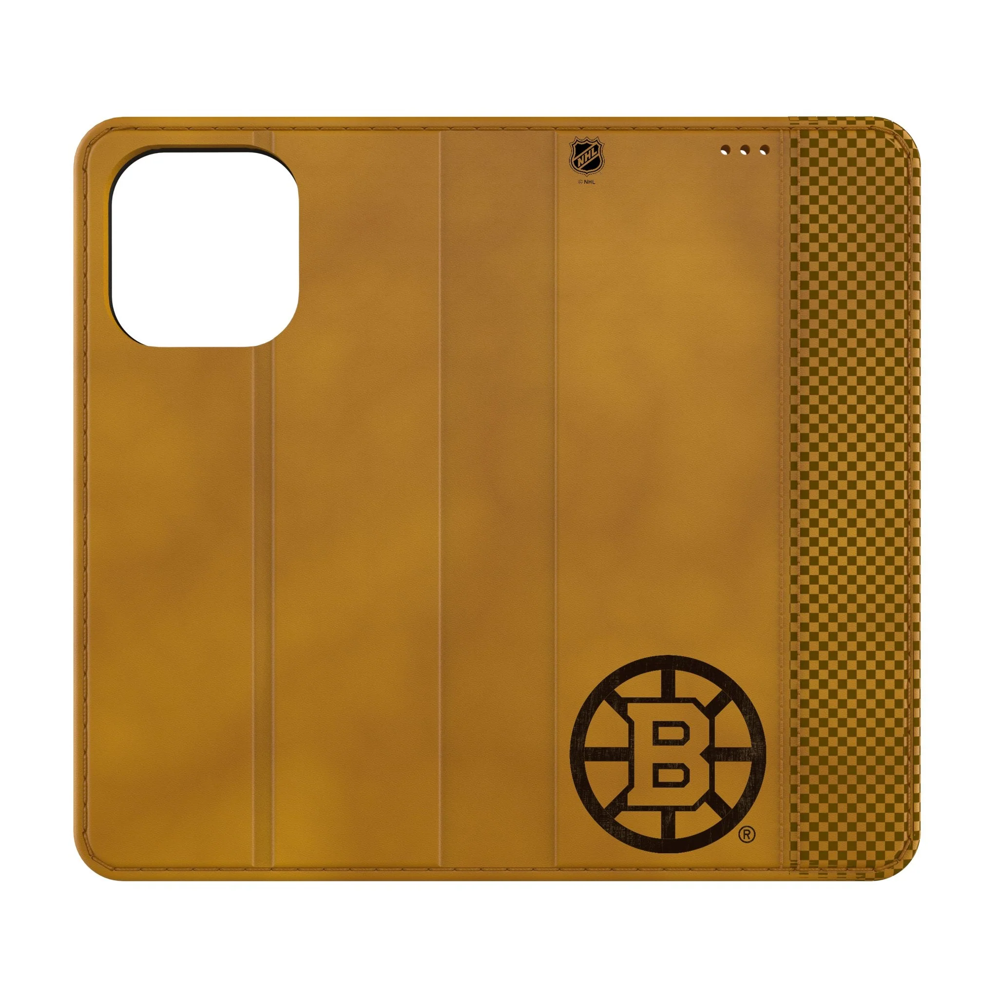 Boston Bruins Burn Folio Phone Case for Apple iPhone