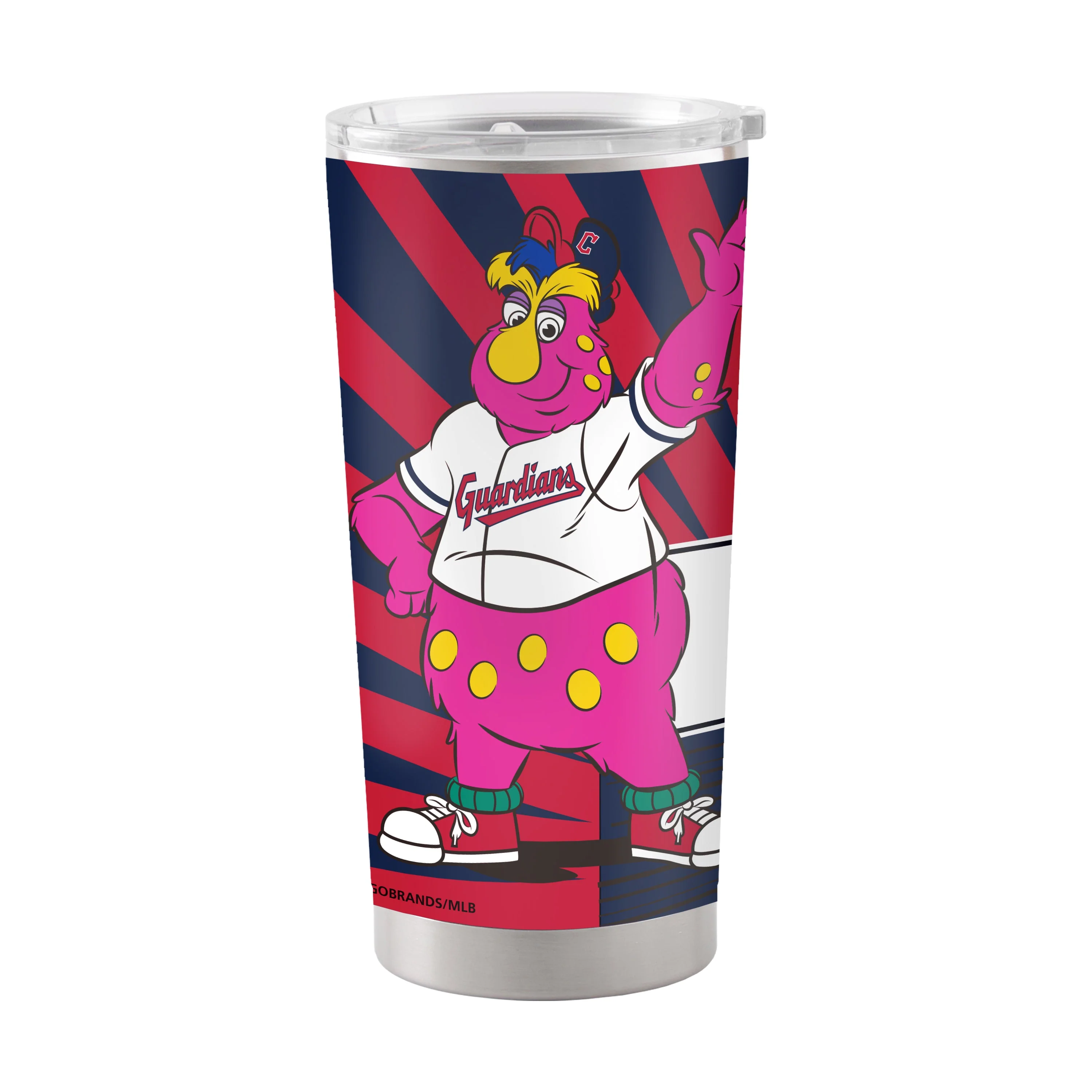 Cleveland Guardians 20oz Mascot Stainless Steel Tumbler
