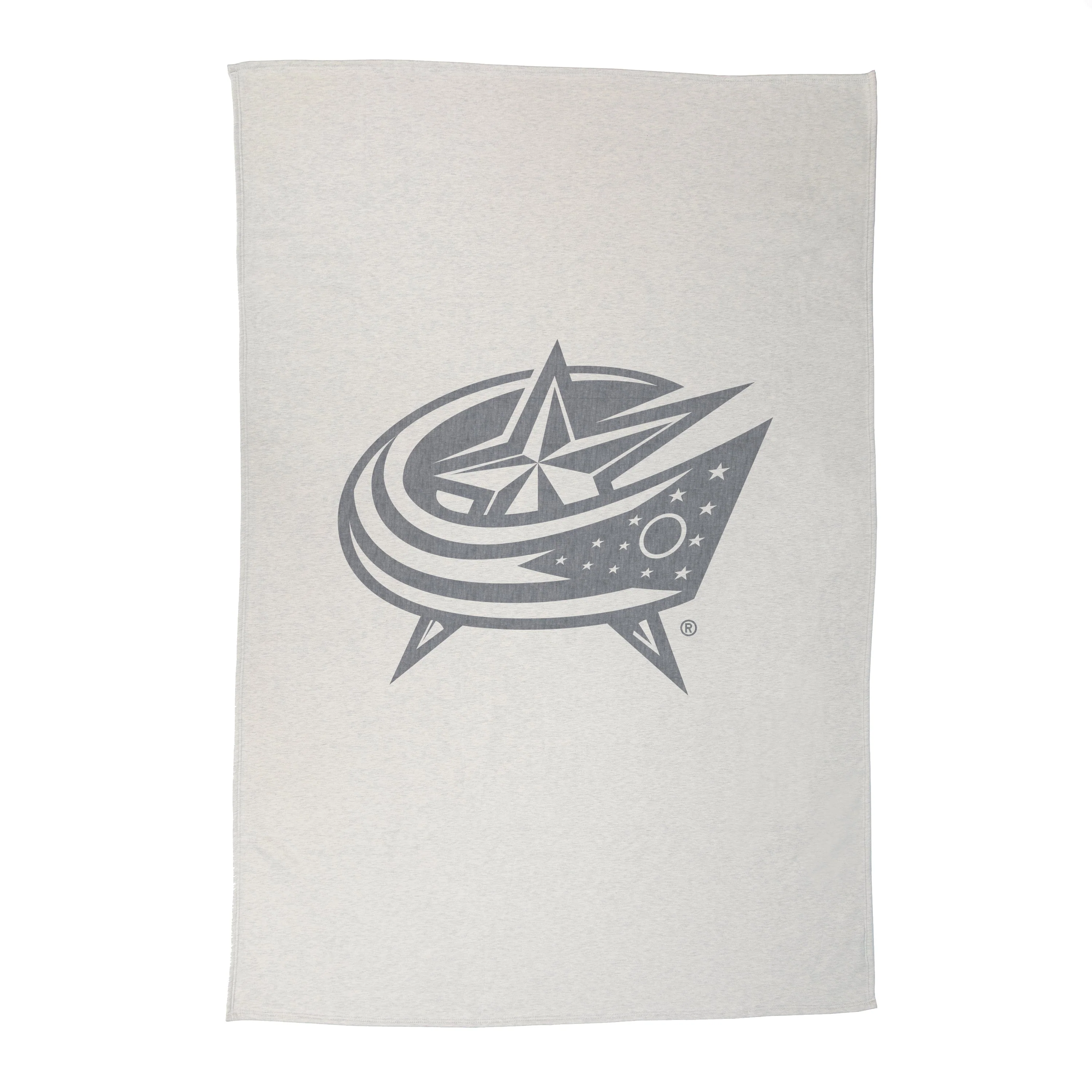 Columbus Blue Jackets Oversized Logo Sublimated Sweatshirt Blanket