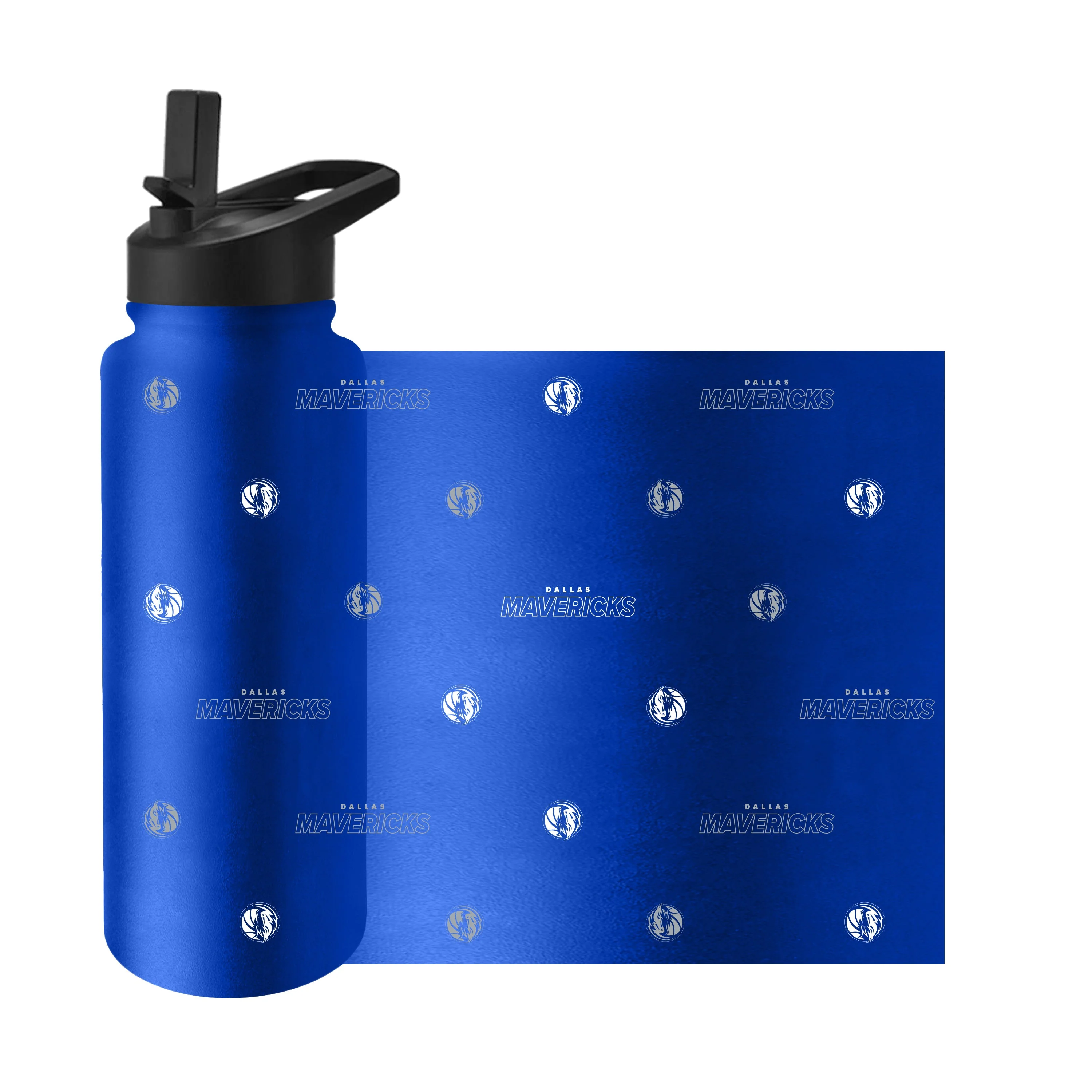 Dallas Mavericks 34oz Step And Repeat Quencher Bottle - Image 3