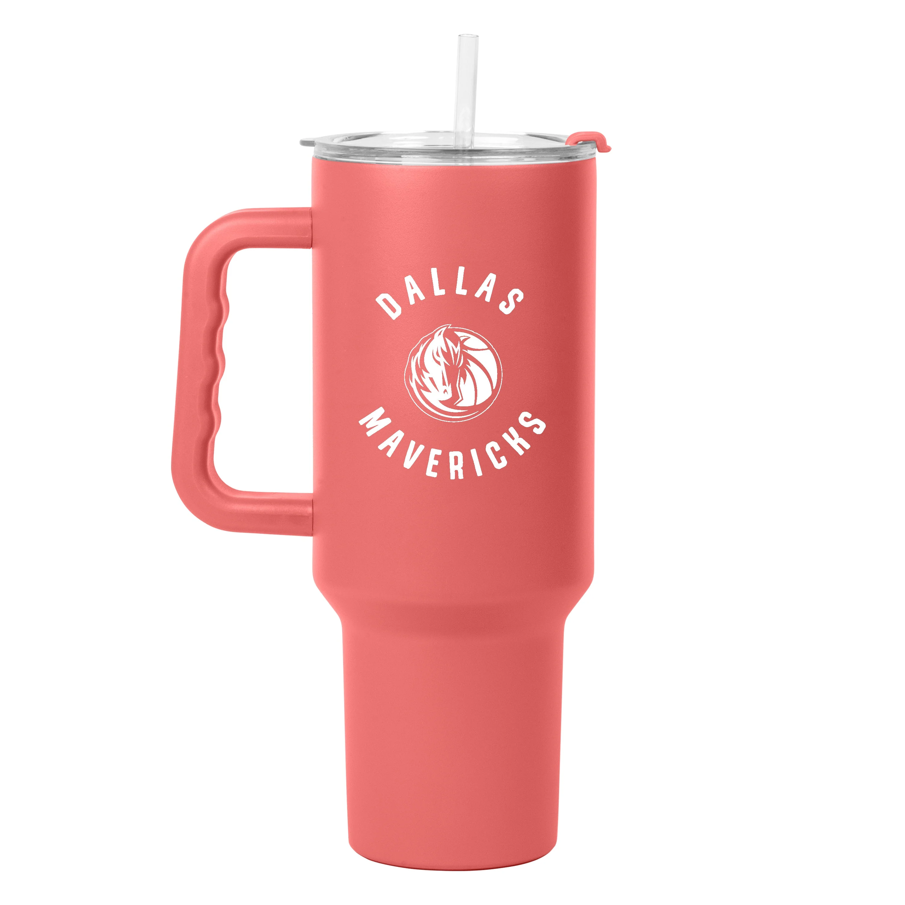 Dallas Mavericks 40oz Coral Powder Coat Tumbler