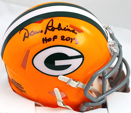 Dave Robinson Autographed Green Bay Packers 61-79 Speed Mini Helmet W/HOF-Prova Auth Black