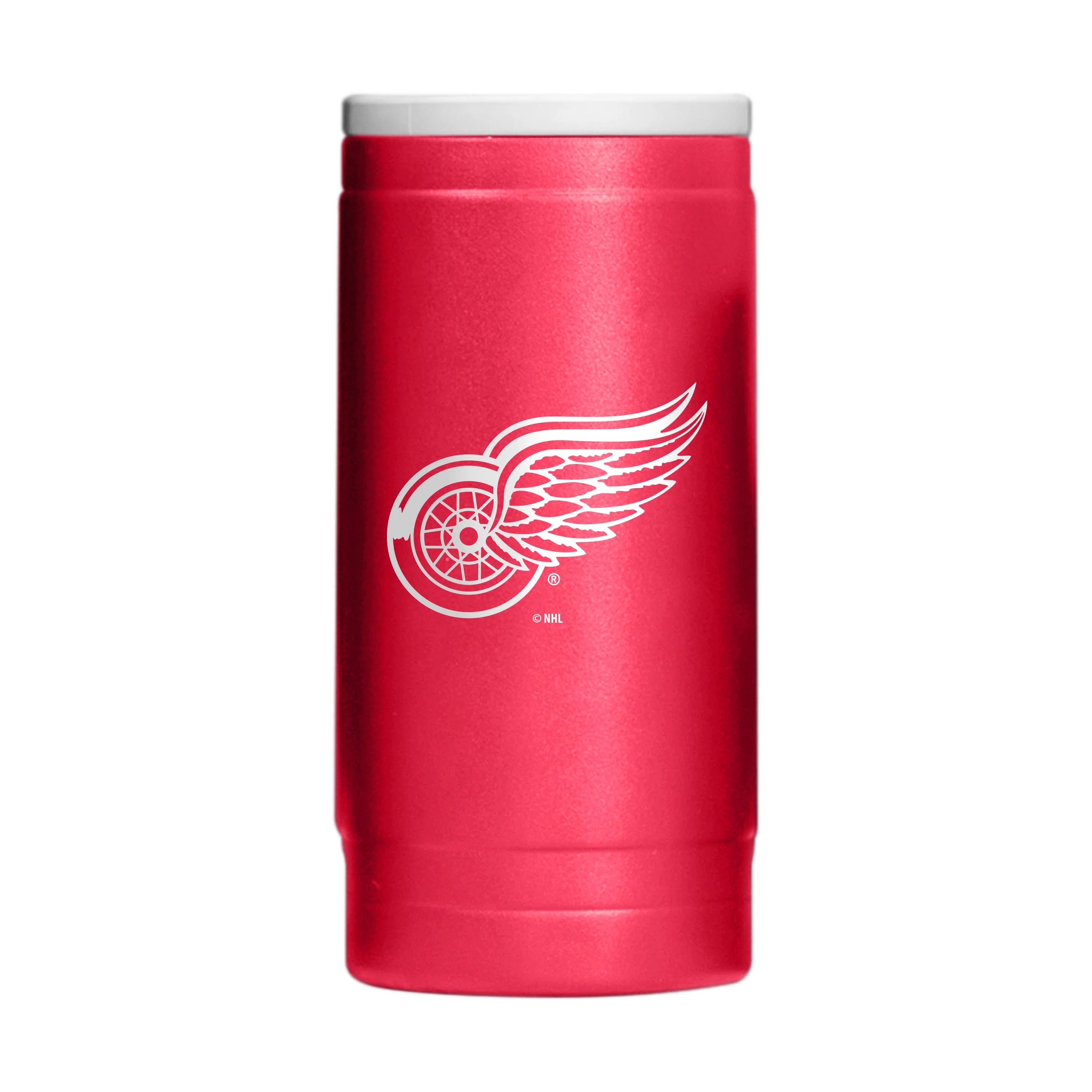 Detroit Red Wings 12oz Flipside Powder Coat Slim Can Coolie
