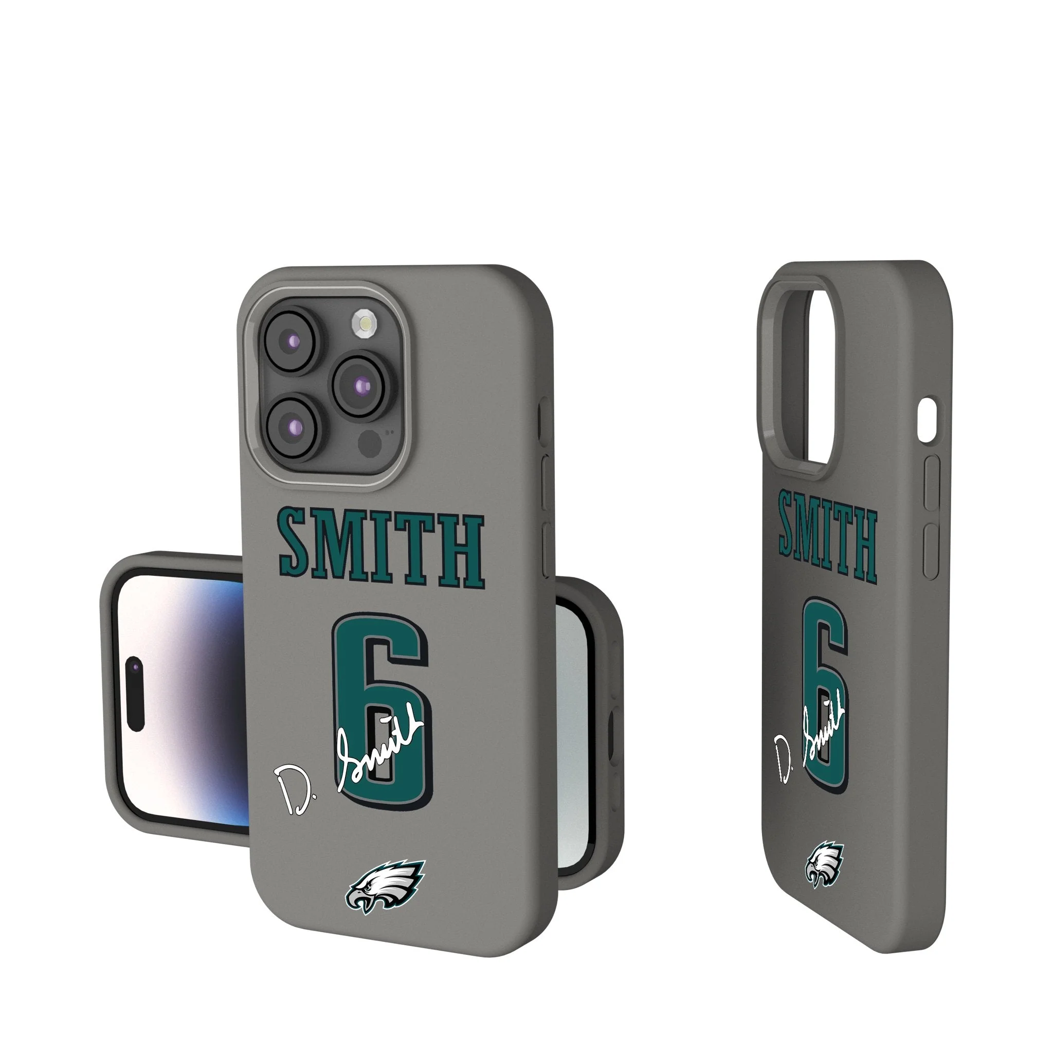 DeVonta Smith Philadelphia Eagles 6 Ready Soft Touch Phone Case