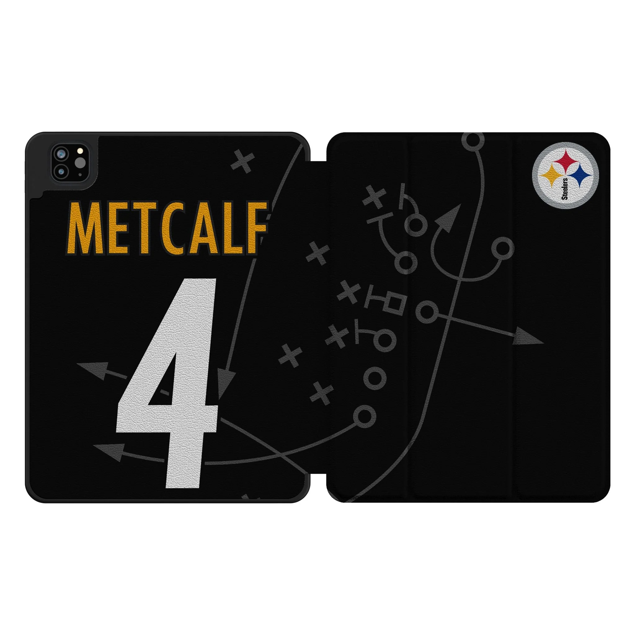 DK Metcalf Pittsburgh Steelers 4 Game Tactic Tablet Case for Apple iPad