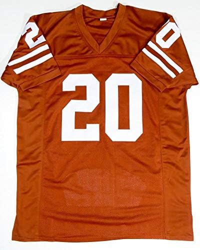 Earl Campbell Autographed Orange College Style Jersey STAT 4 w/HT- JSA W *Black - Image 2