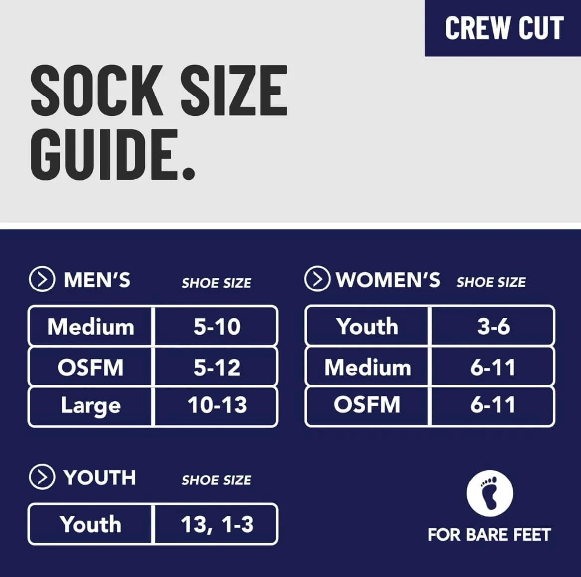 For Bare Feet Men's NCAA Colorado State Rams First String Crew Sock Team Color Large - Image 2