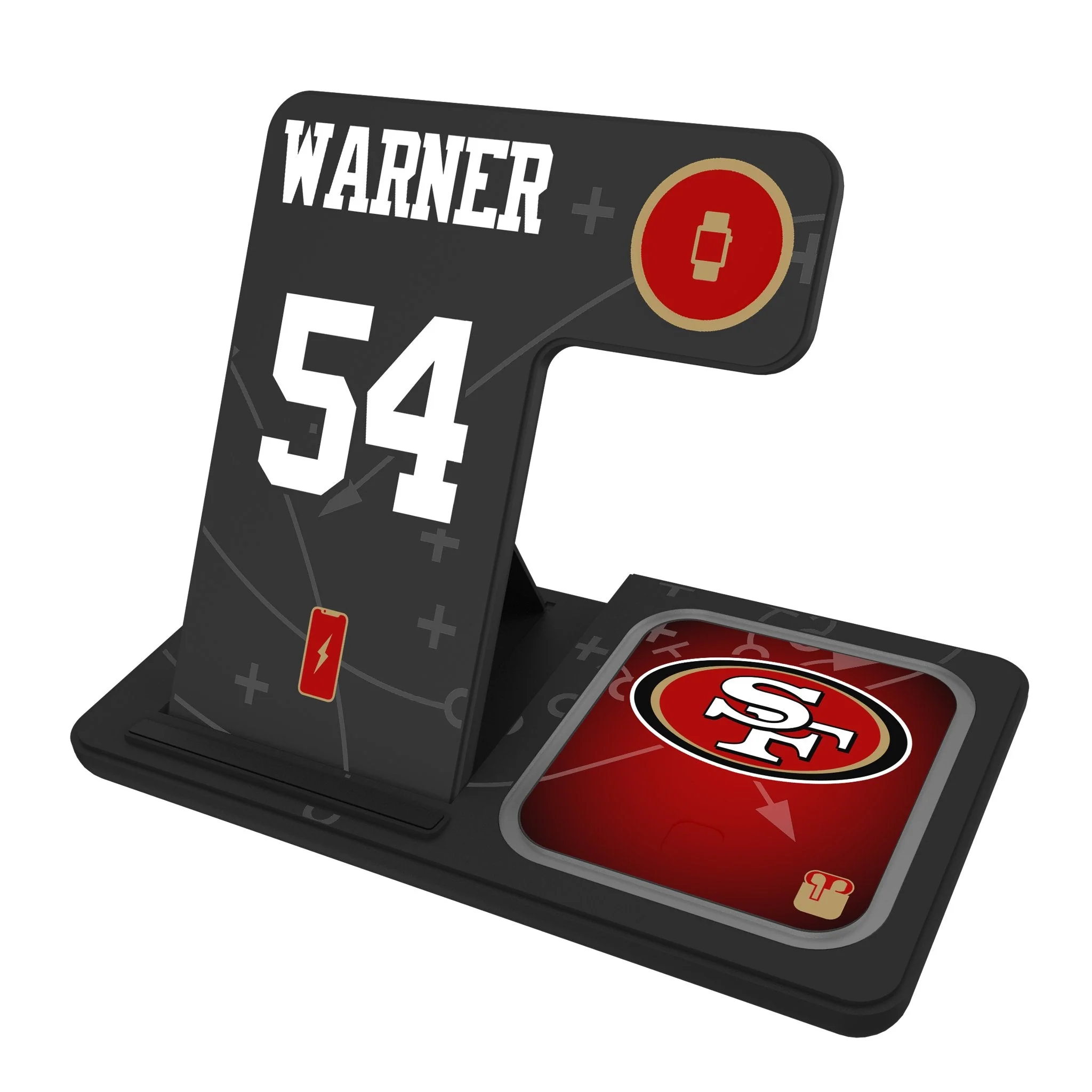 Fred Warner San Francisco 49ers 54 Ready 3 in 1 Charging Station