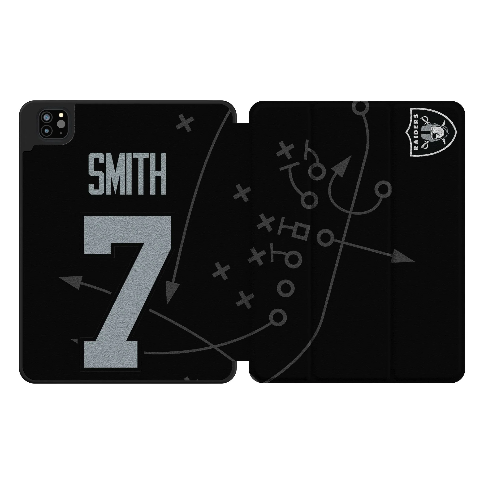 Geno Smith Las Vegas Raiders 7 Game Tactic Tablet Case for Apple iPad