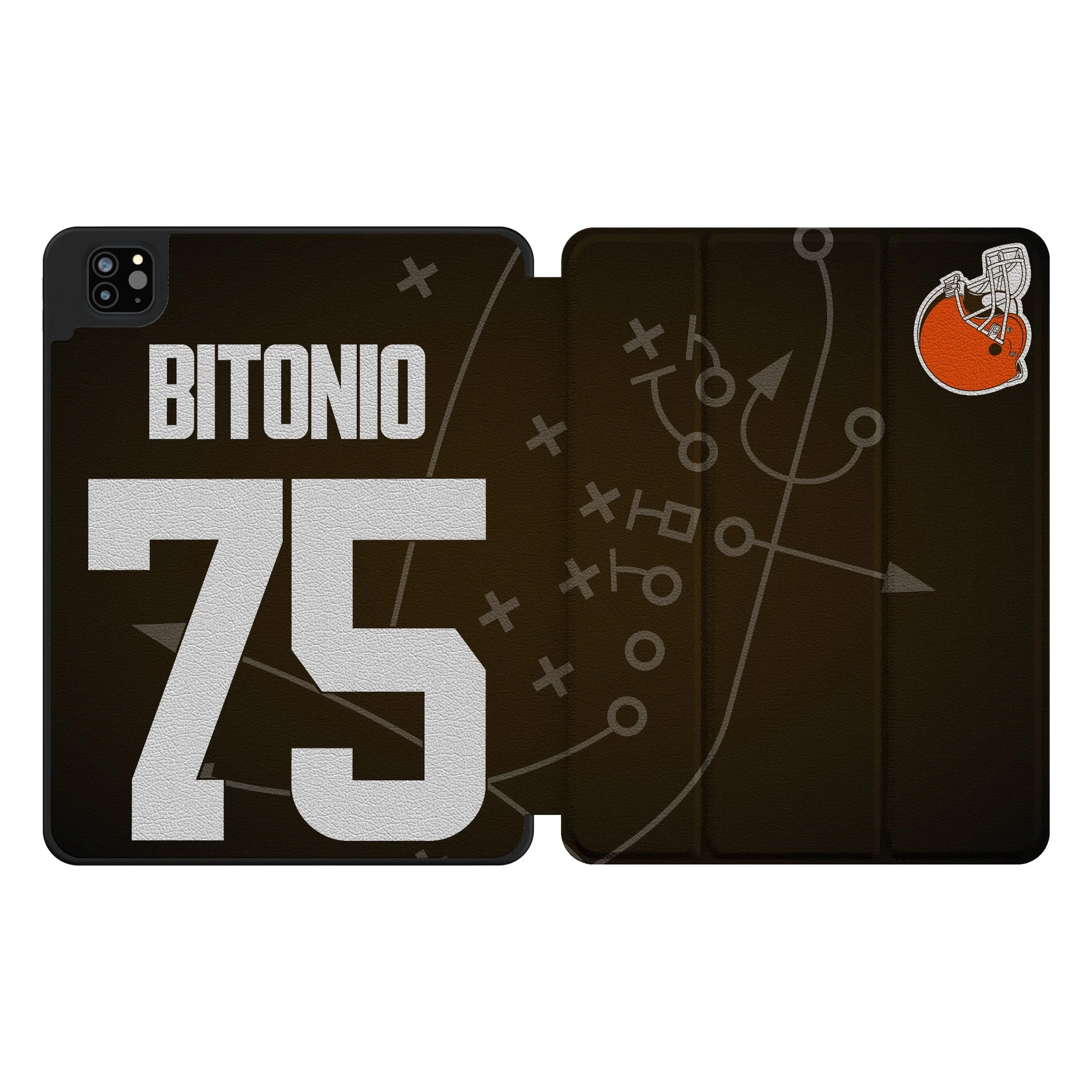 Joel Bitonio Cleveland Browns 75 Ready Tablet Case for Apple iPad