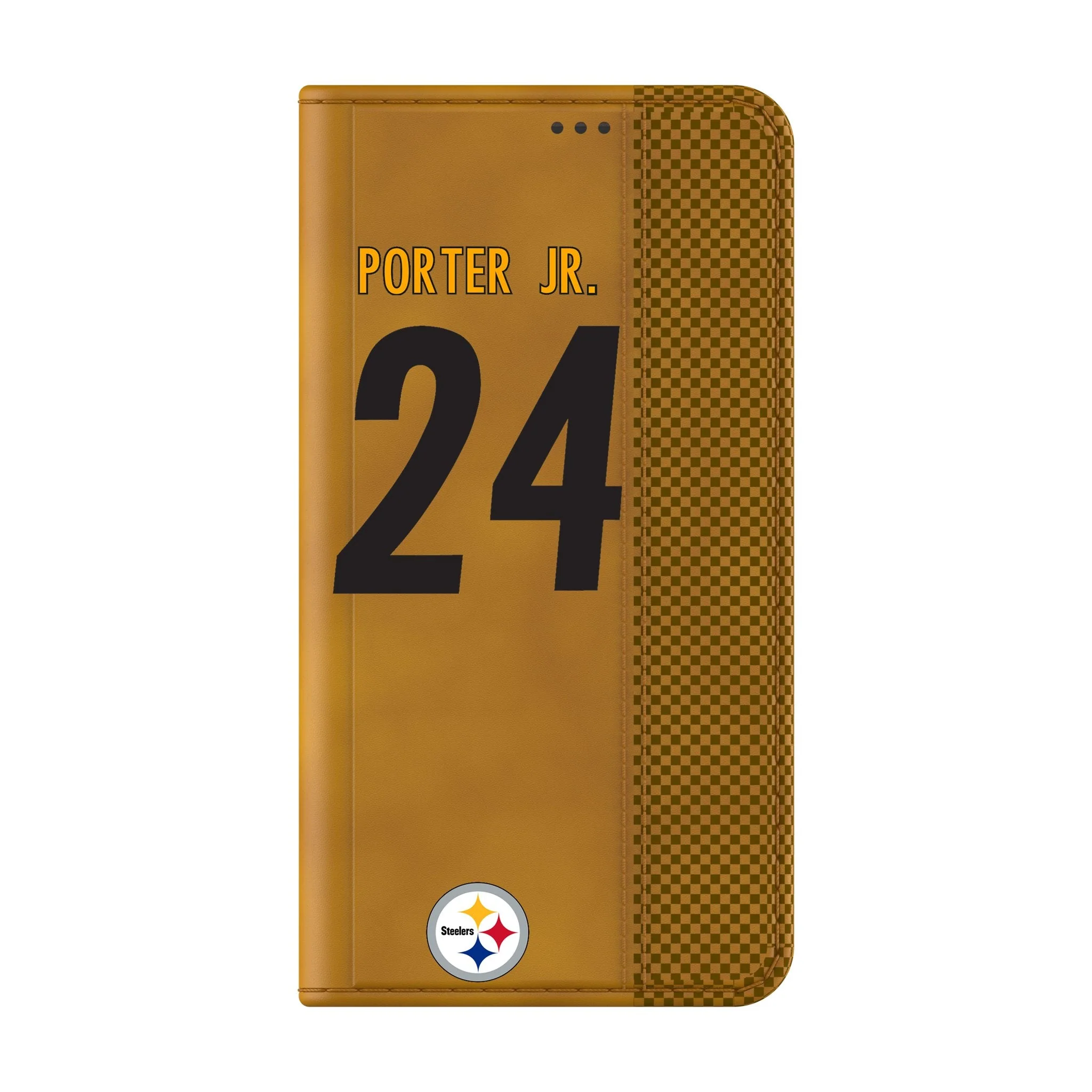 Joey Porter Jr. Pittsburgh Steelers 24 Game Tactic Folio Phone Case for Samsung Galaxy - Image 2