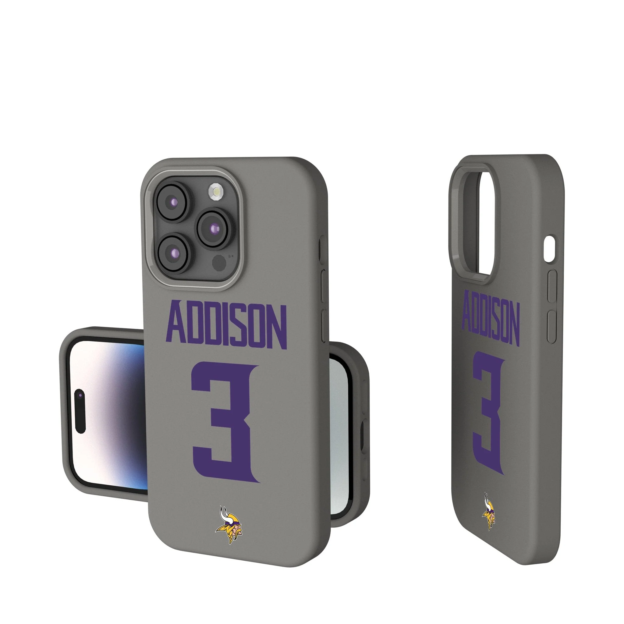 Jordan Addison Minnesota Vikings 3 Ready Soft Touch Phone Case