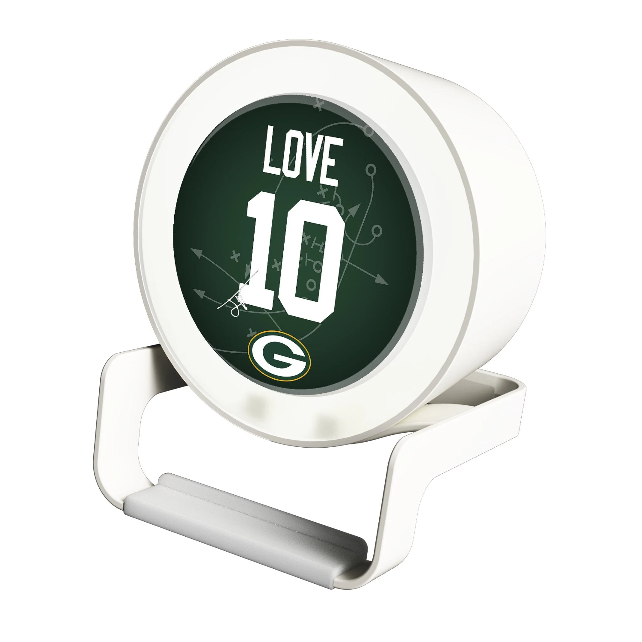 Jordan Love Green Bay Packers 10 Ready Night Light Charger and Bluetooth Speaker