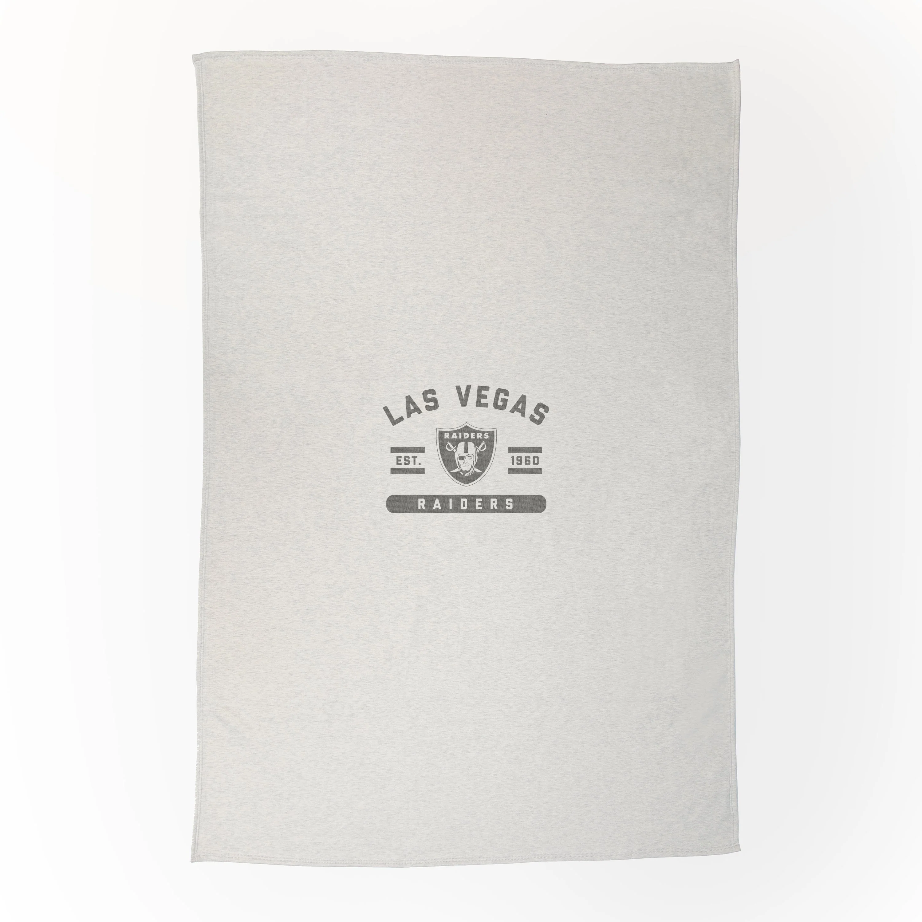 Las Vegas Raiders Oatmeal Sweatshirt Blanket