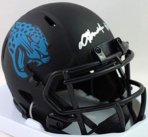 Laviska Shenault Autographed Jaguars Eclipse Speed Mini Helmet- Beckett WSilver