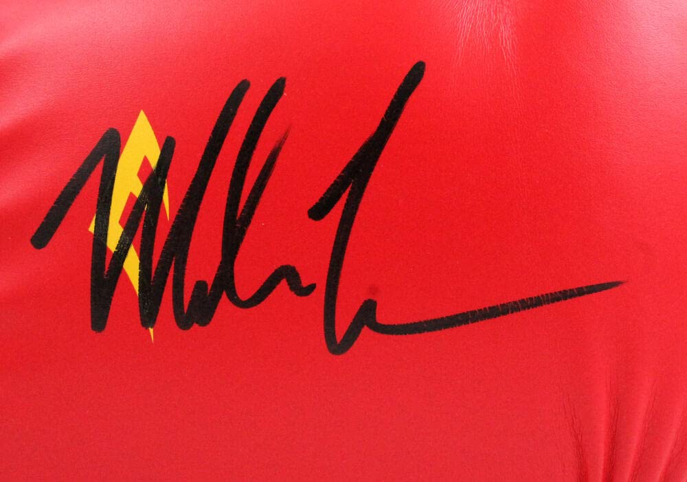 Mike Tyson Autographed Red Everfresh Boxing Glove- JSA W Auth right - Image 6