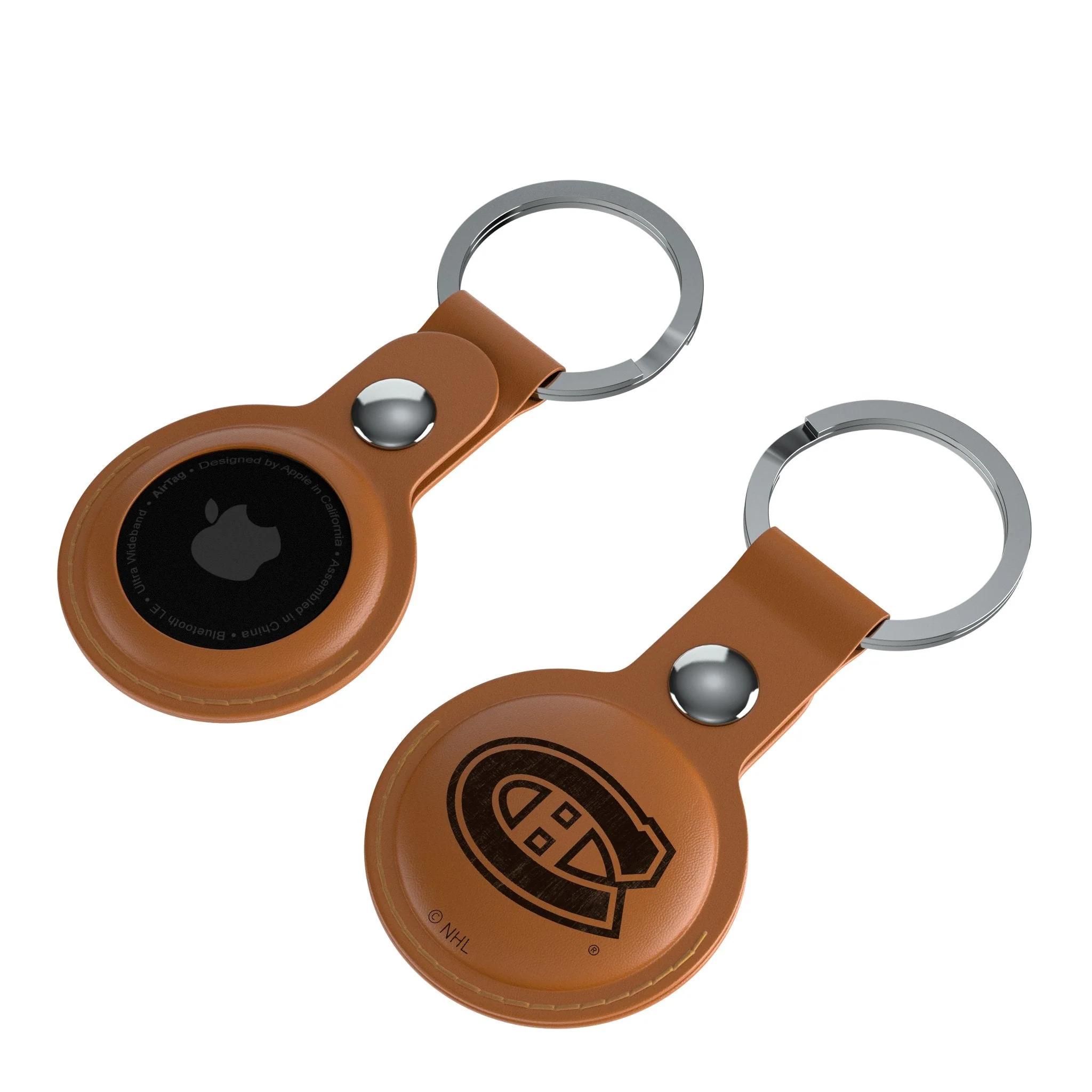 Montreal Canadiens Burn Brown Airtag Holder 2-Pack - Image 4