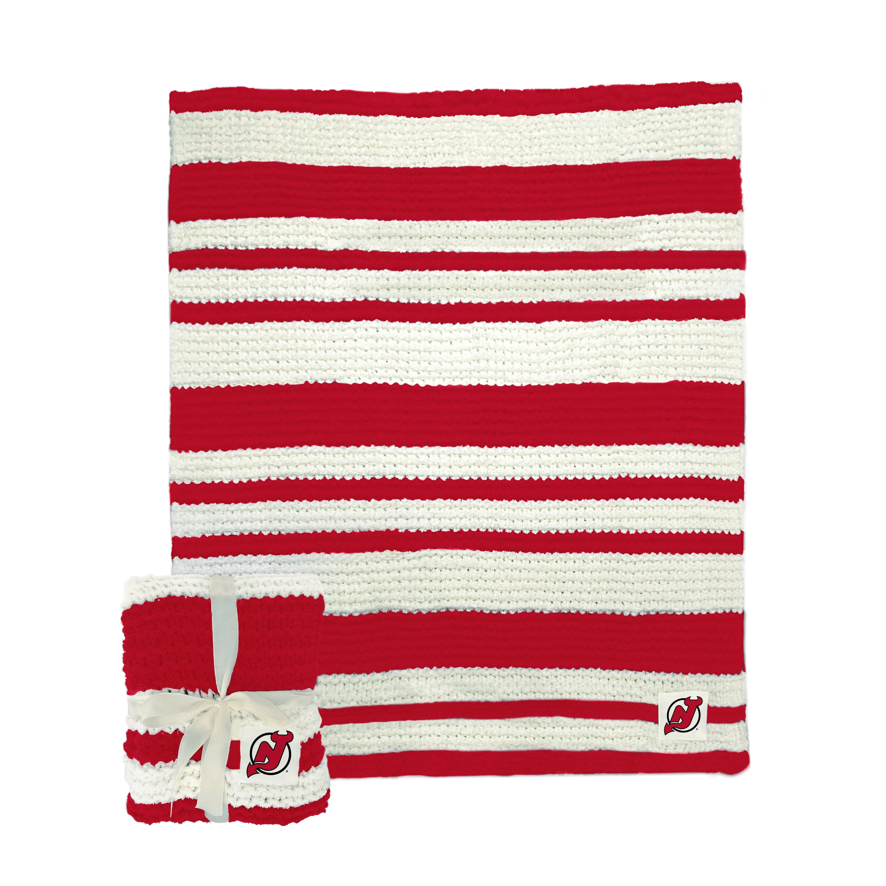 New Jersey Devils Cable Knit Throw 50x60