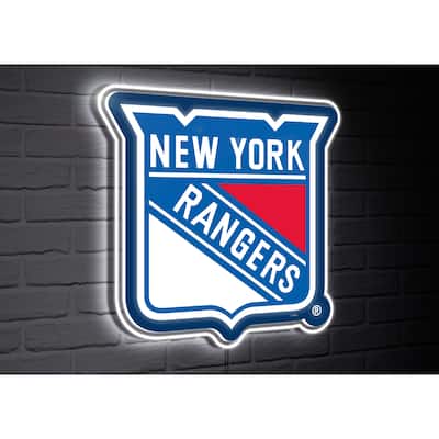 New York Rangers LED Neon Light Up Team Logo Sign