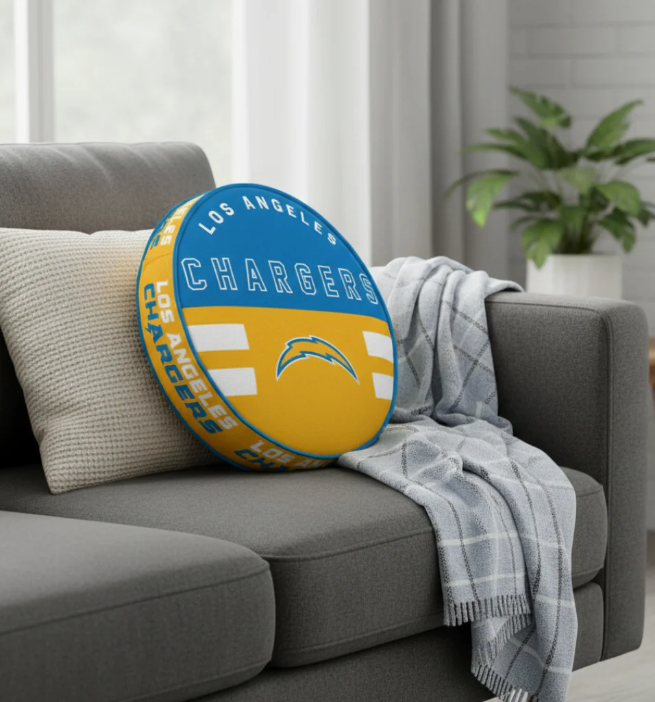 NFL Los Angeles Chargers Circle Plushlete Pillow