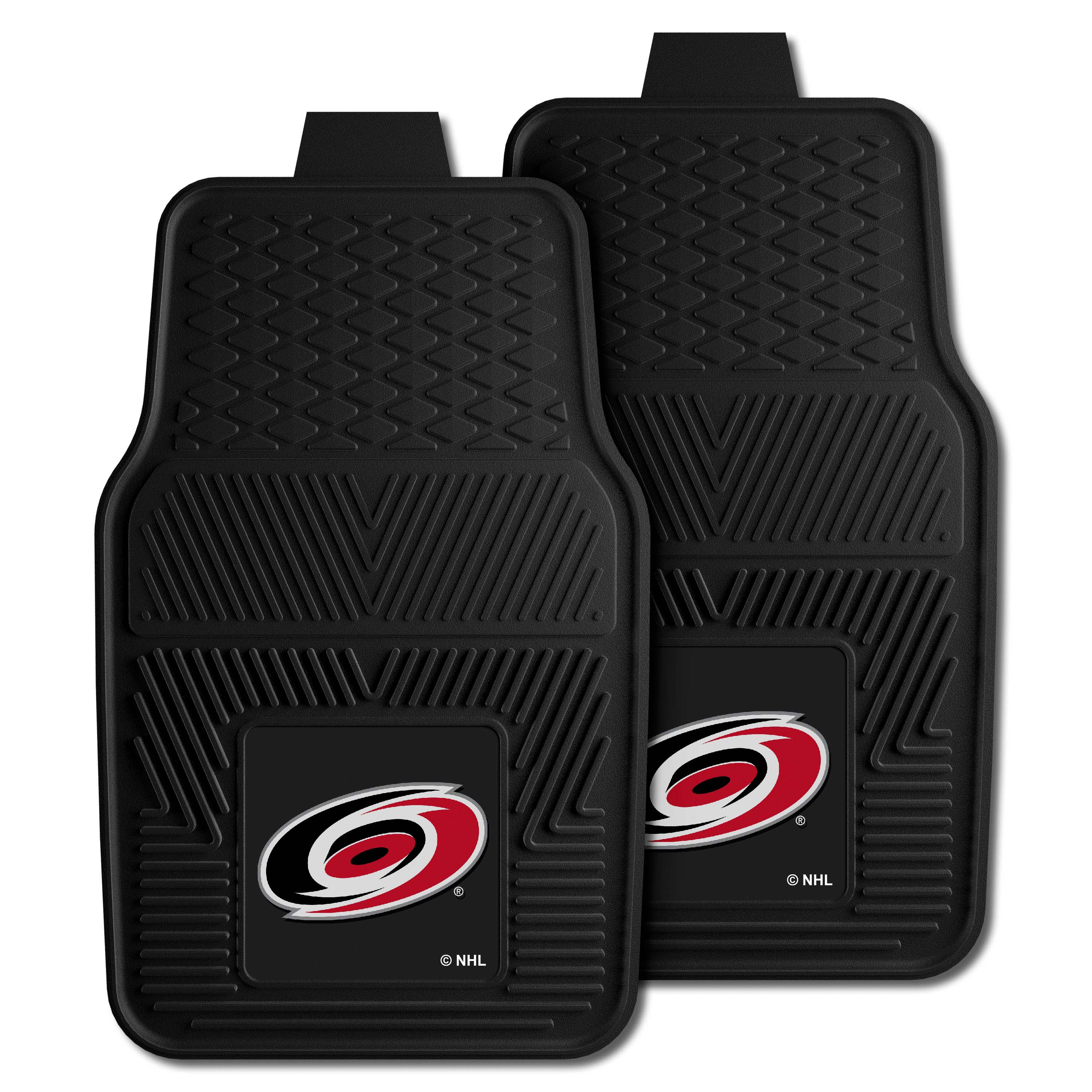 NHL - Carolina Hurricanes 2-pc Vinyl Car Mat Set