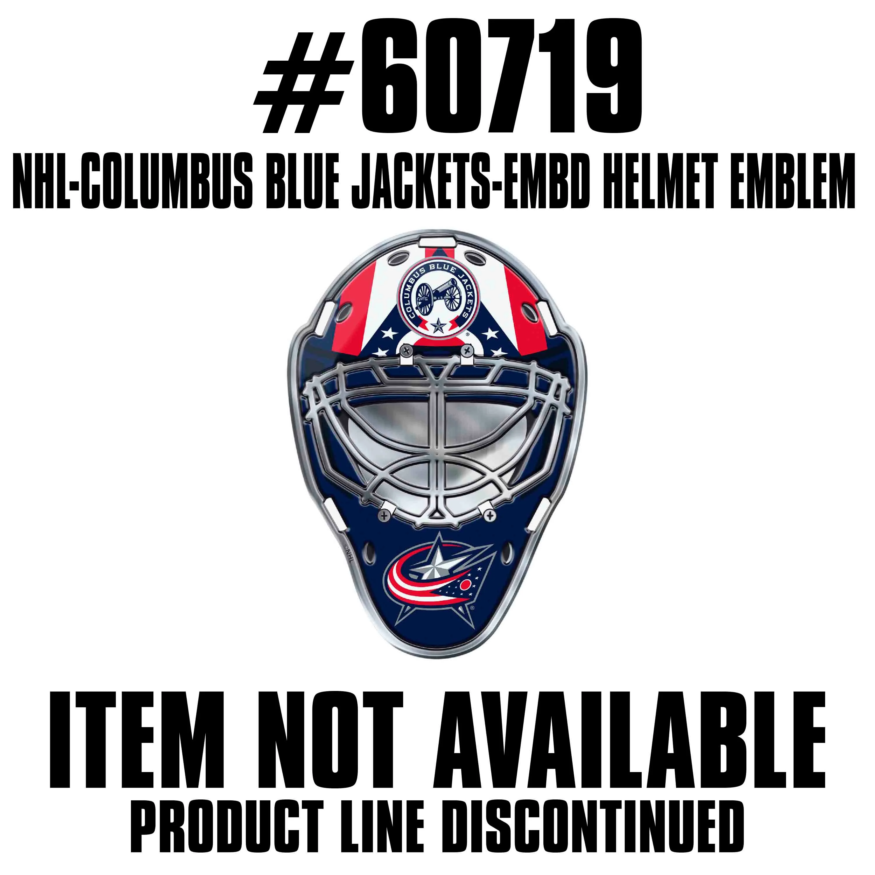 NHL - Columbus Blue Jackets Embossed Helmet Emblem