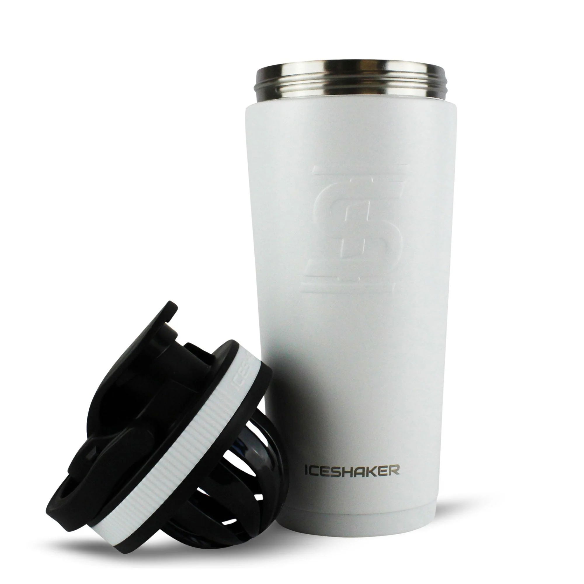 Officially Licensed Milwaukee Bucks 26oz Ice Shaker - White - Image 2