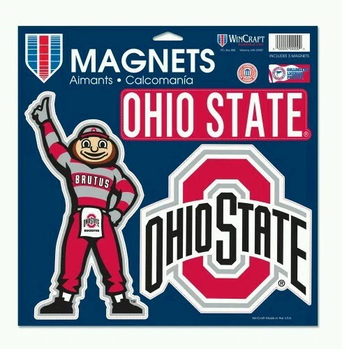 Ohio State Buckeyes Vinyl Magnet 11" x 11"