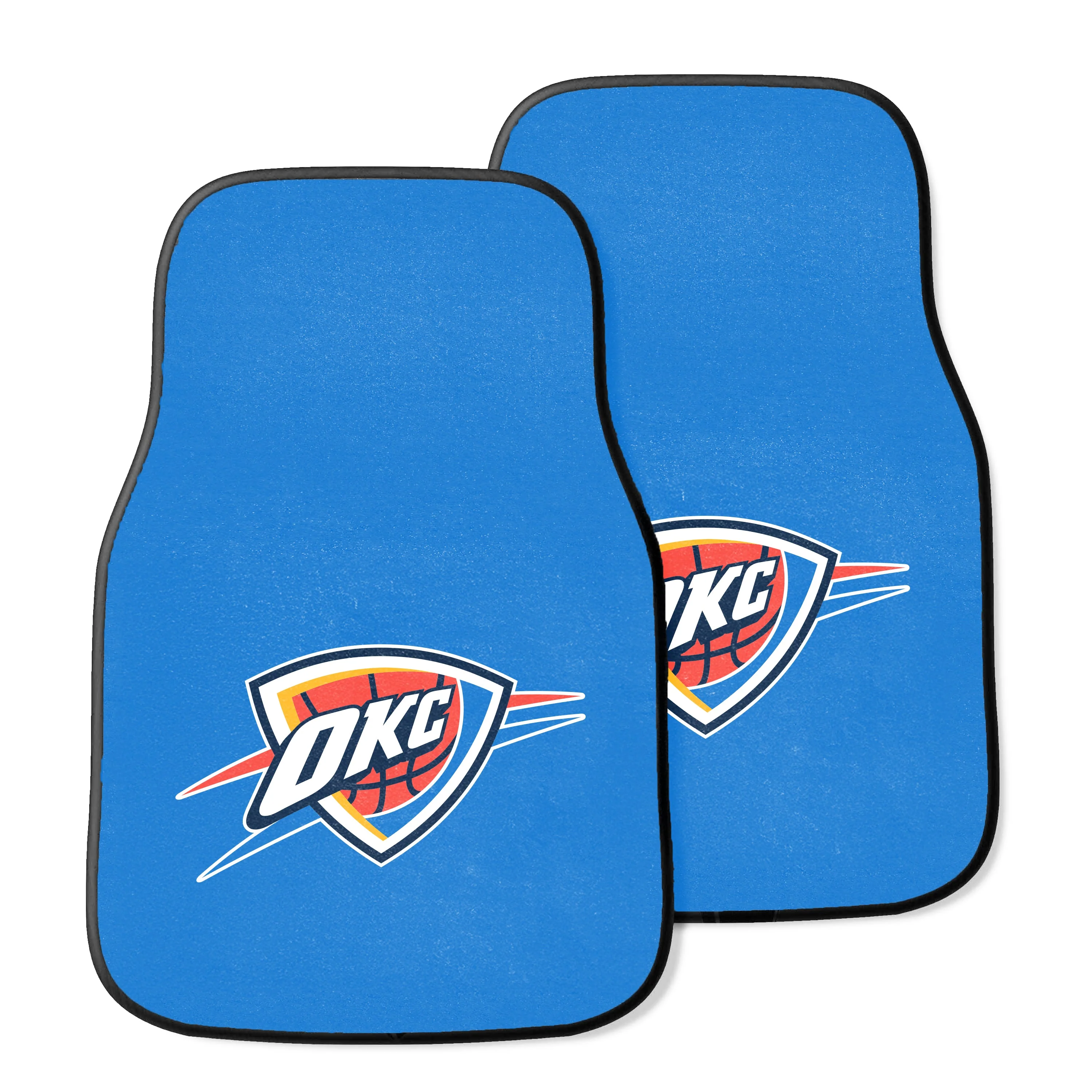 Oklahoma City Thunder 2-pc Carpet Car Mat Set
