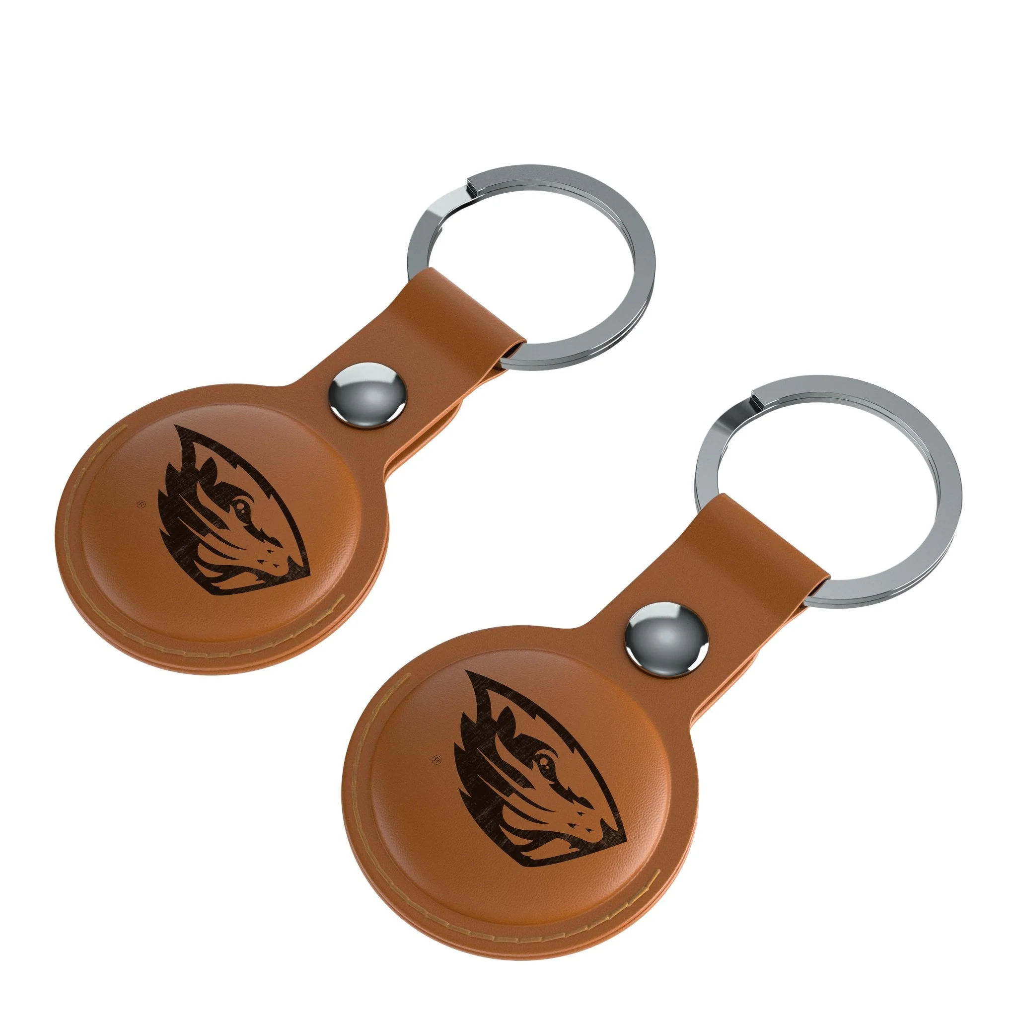 Oregon State University Beavers Burn Brown Airtag Holder 2-Pack - Image 3