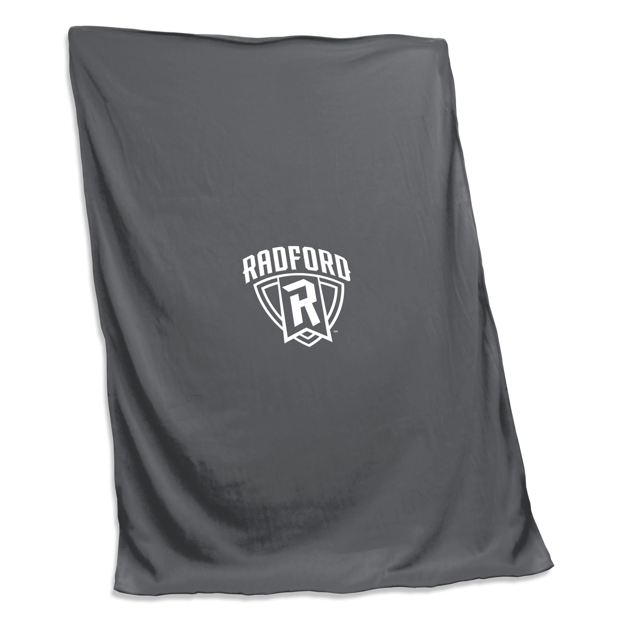 Radford U Charcoal Screened Sweatshirt Blanket
