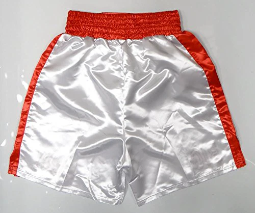 Riddick Bowe Big Daddy Autographed White Boxing Trunks- JSA W Authenticated - Image 5
