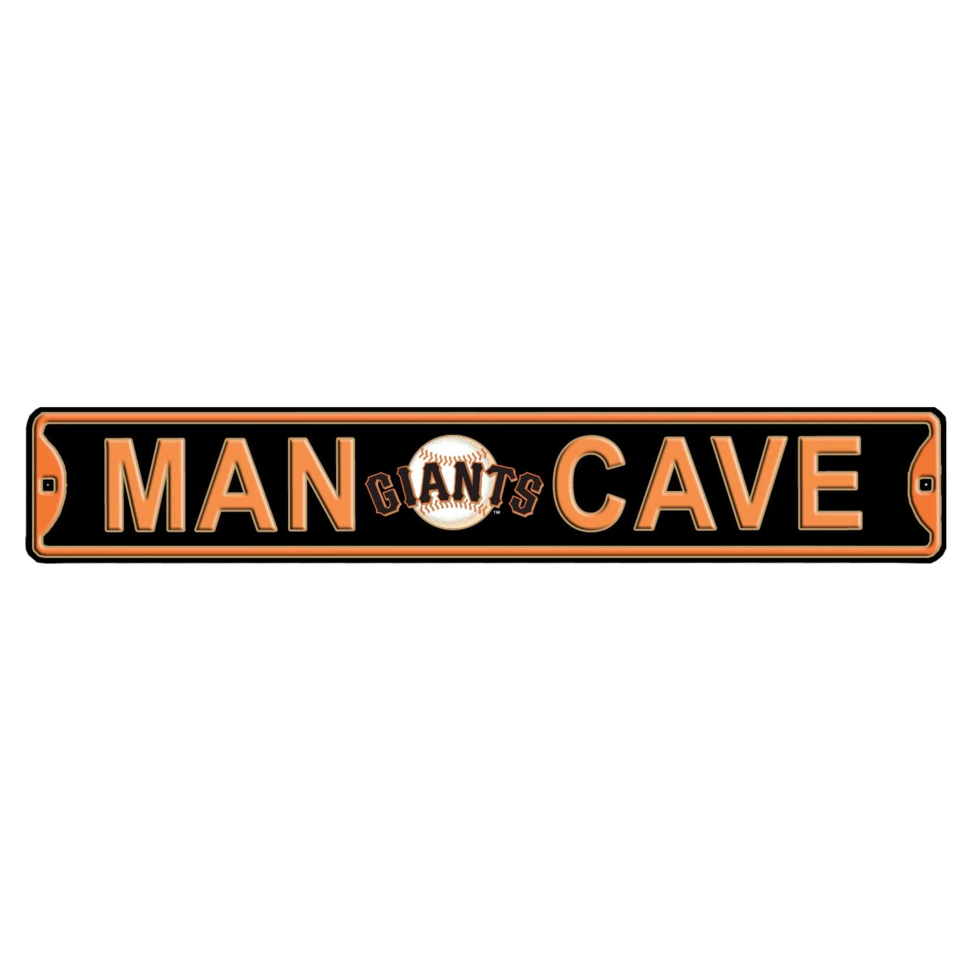 San Francisco Giants - MAN CAVE - Embossed Steel Street Sign