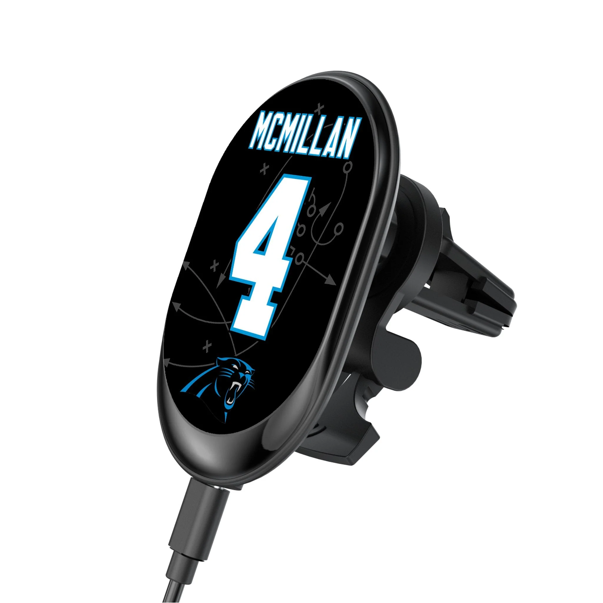 Tetairoa McMillan Carolina Panthers 4 Game Tactic Wireless Mag Car Charger