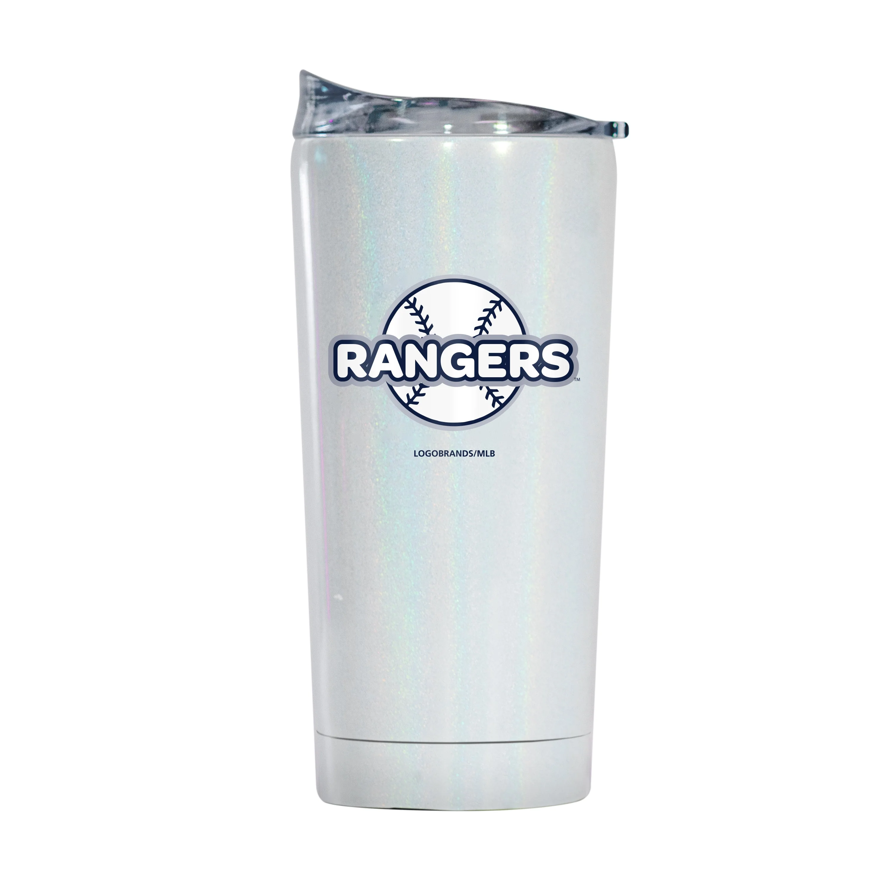 Texas Rangers 20oz Bubble Iridescent Tumbler