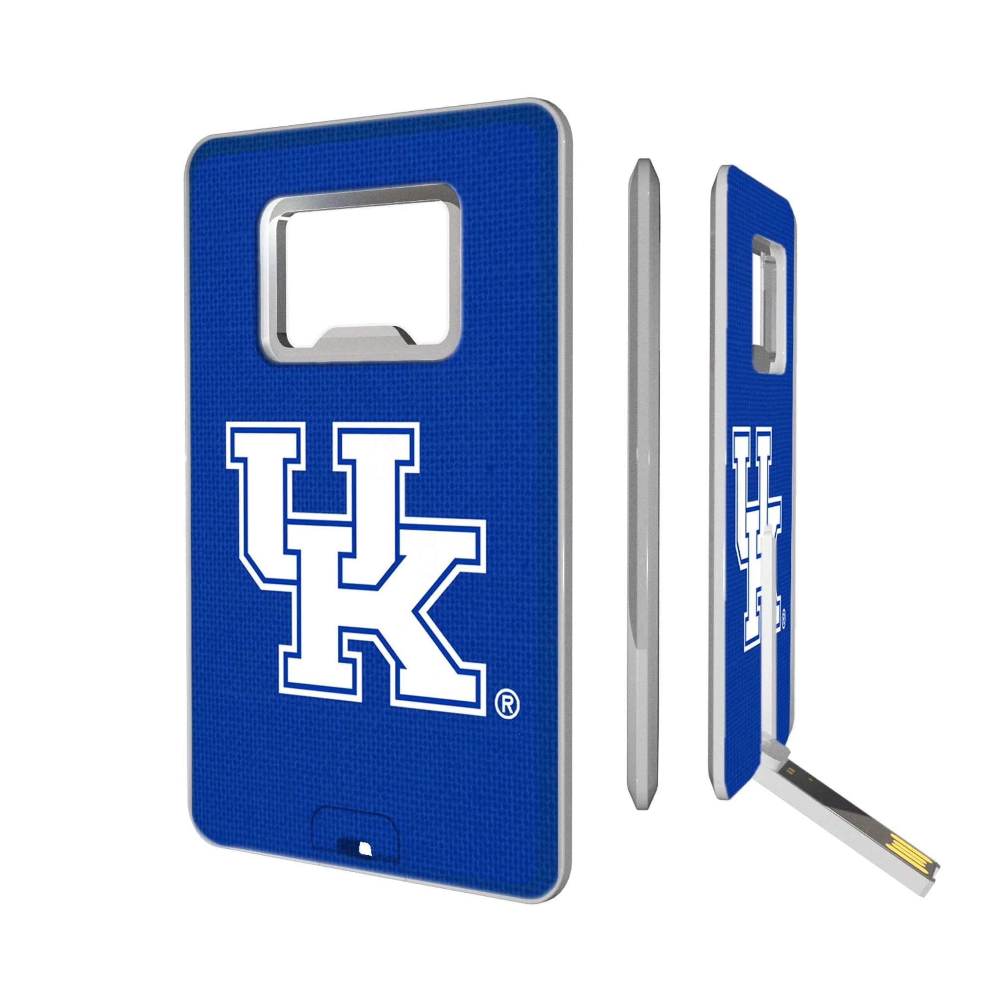 University of Kentucky Wildcats Solid Credit Card USB Drive with Bottle Opener 32GB
