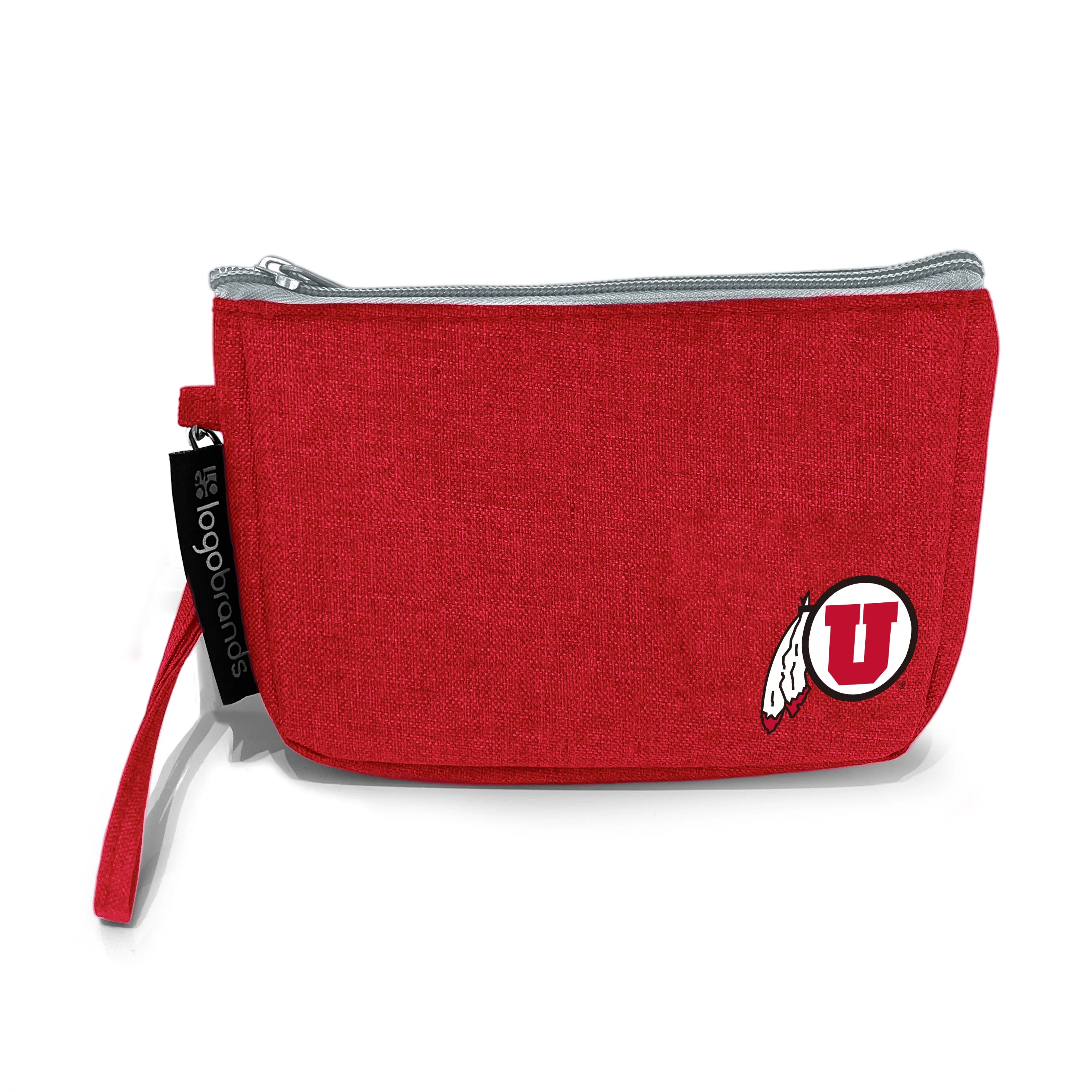 Utah Drum and Feather Crosshatch Wristlet