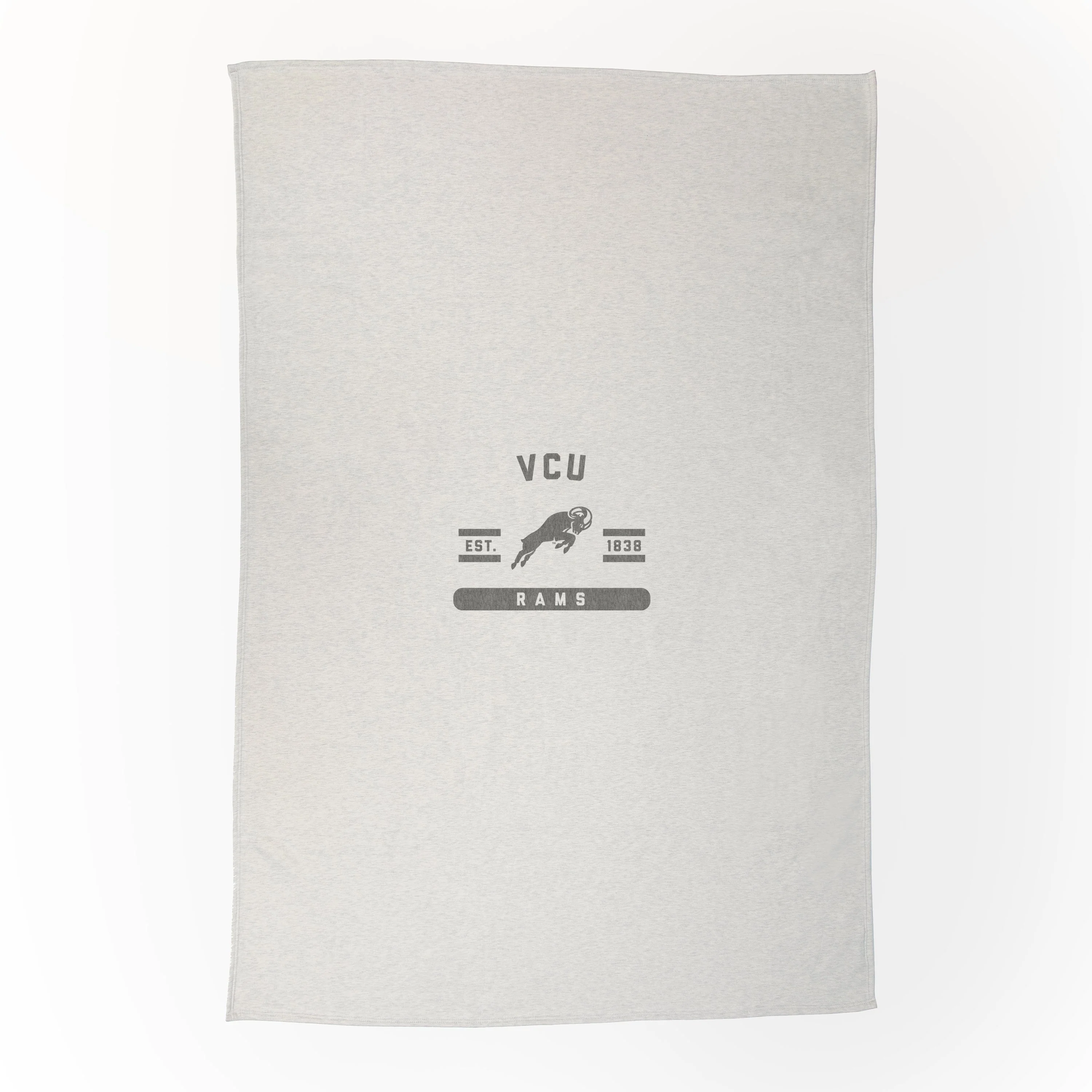 Virginia Commonwealth Oatmeal Sweatshirt Blanket