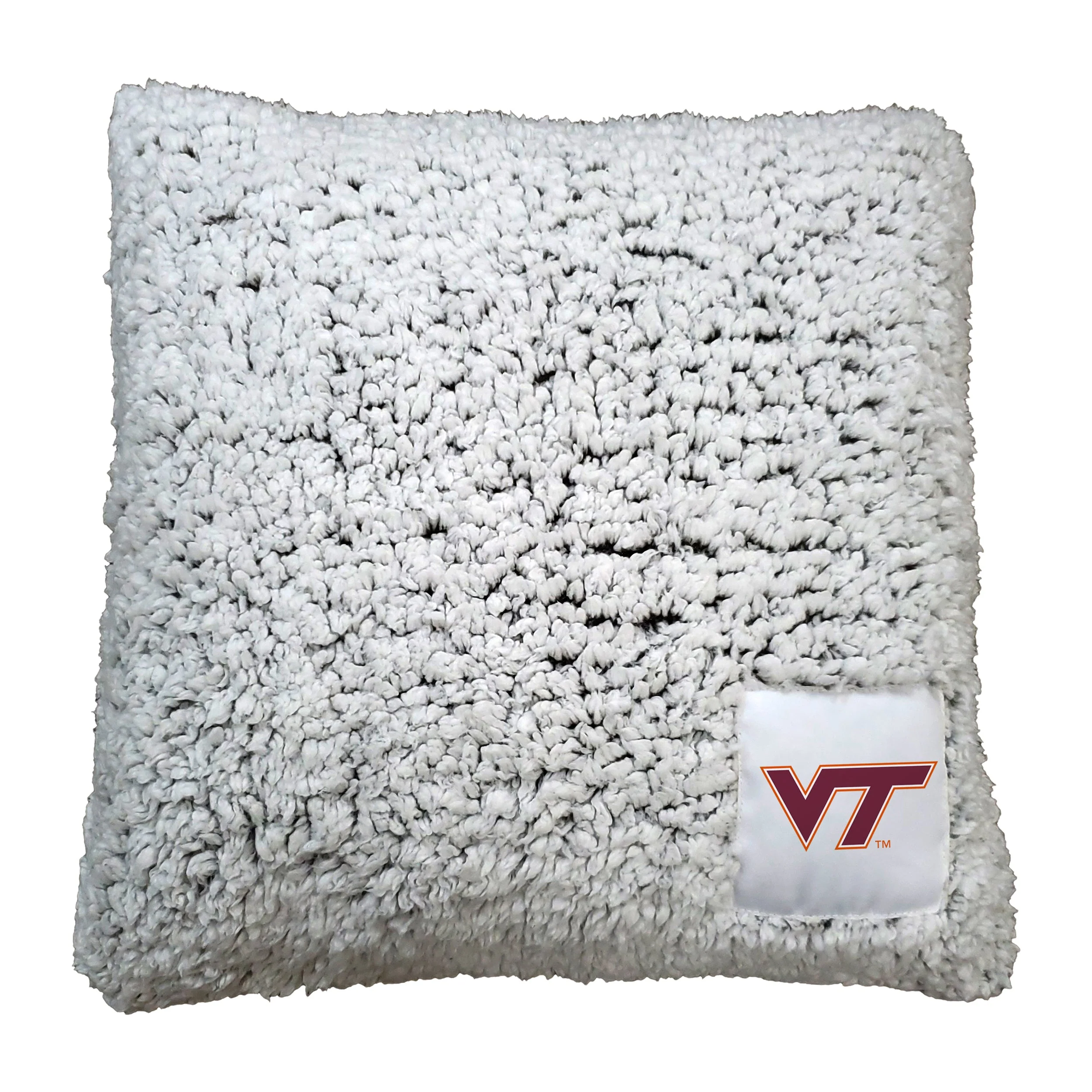 Virginia Tech Frosty Throw Pillow