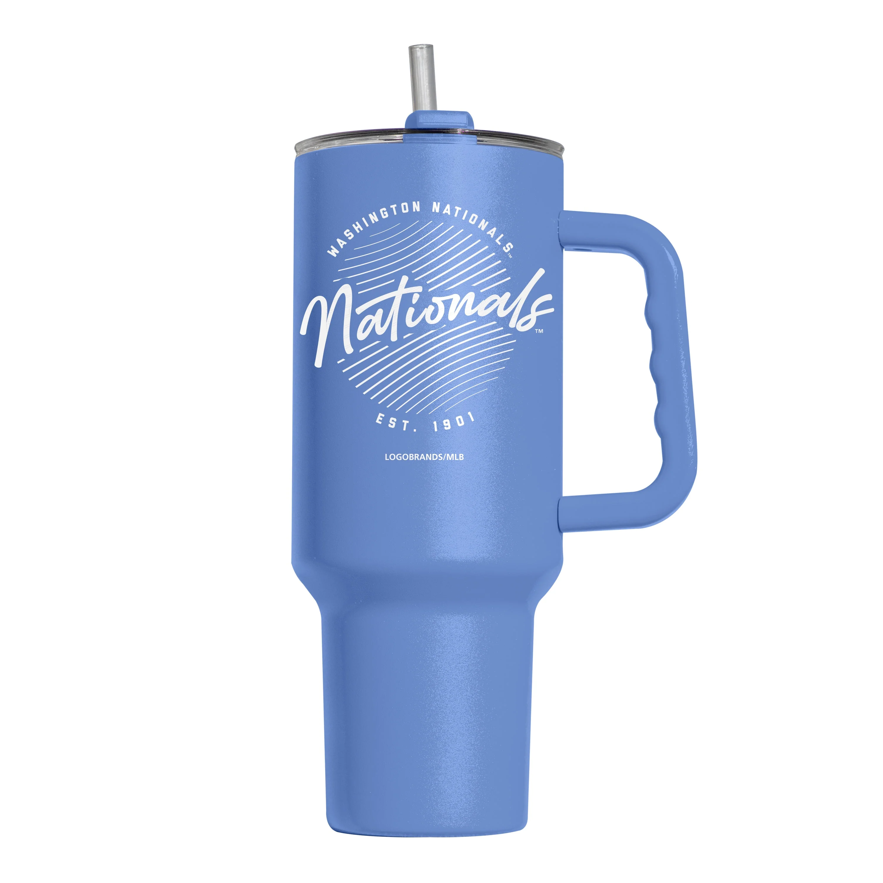Washington Nationals 40oz Retro Script Powder Coat Tumbler