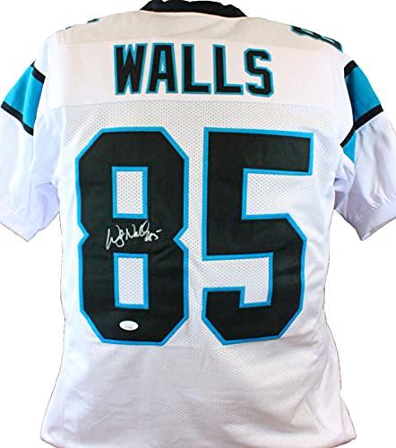 Wesley Walls Autographed White Pro Style Jersey- JSA Witnessed Auth Silver