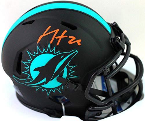 Xavien Howard Autographed Dolphins Eclipse Mini Helmet - Beckett Witness Orange
