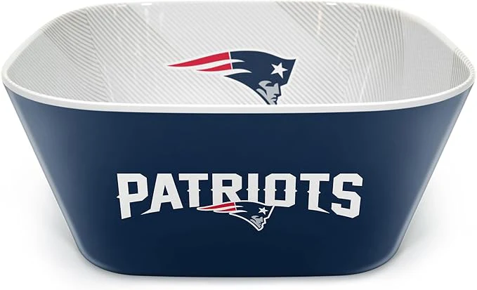 YouTheFan NFL New England Patriots Large Party Bowl